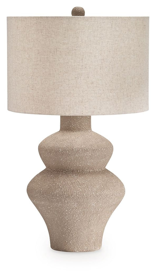 Jossleigh - Beige - Lampe de table en métal